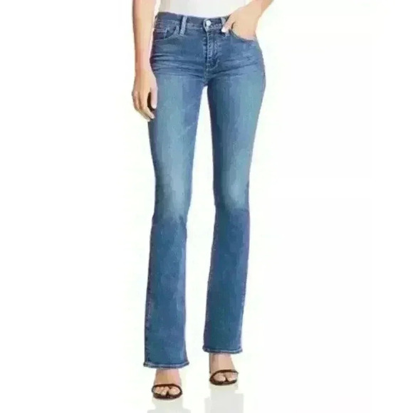 NWT Hudson Drew Boot Mid Rise Med Wash Stretch Denim Jeans Sz 26 MSRP $195 - Picture 1 of 6